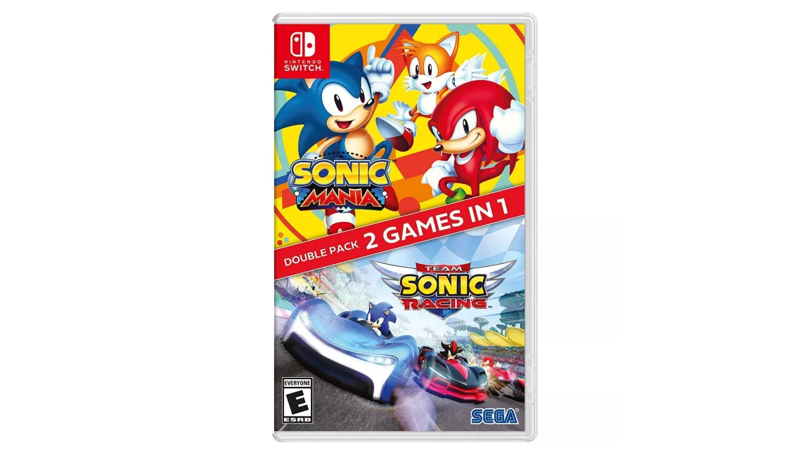 4. Double pack of Sonic Mania and Team Sonic Racing
